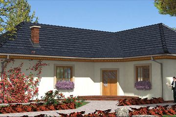  Projekt domu A-113 Dom szkieletowy (BBD1178) - projekt domu parterowego - Zdjęcie 1