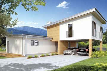  Projekt domu Mango A 2W (WRD1215) - projekt domu z pełnym piętrem - Zdjęcie 1