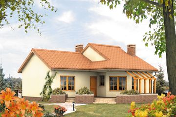  Projekt domu Szyper M (BSA1082) - projekt domu parterowego - Zdjęcie 1