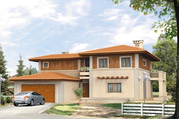  Projekt domu Arizona (BSA1228) - projekt domu z pełnym piętrem - Zdjęcie 1