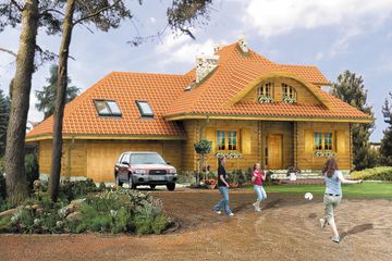  Projekt domu Feria dr-B (BSA1242) - projekt domu parterowego z poddaszem - Zdjęcie 1