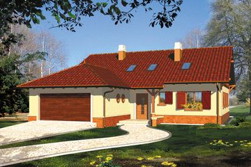  Projekt domu Apollo IIA (WRH1063) - projekt domu parterowego - Zdjęcie 1