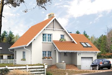  Projekt domu Sopran 5 (BSA1113) - projekt domu parterowego z poddaszem - Zdjęcie 1