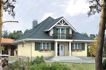  Projekt domu Brawo (BSA1115) - projekt domu parterowego z poddaszem - Zdjęcie 1