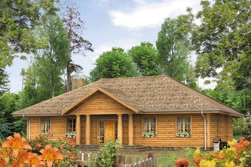  Projekt domu Polana 2 dr-S (BSA1263) - projekt domu parterowego - Zdjęcie 2