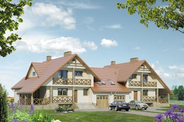 Projekt domu Antrakt (BSA1129) - projekt domu parterowego z poddaszem - Zdjęcie 1