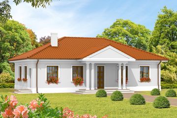  Projekt domu Jagódka (WRC1899) - projekt domu parterowego - Zdjęcie 1