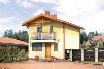  Projekt domu Mini 2 (BSA1270) - projekt domu z pełnym piętrem - Zdjęcie 1
