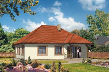  Projekt domu WB-3997 (KRA3514) - projekt domu parterowego - Zdjęcie 1