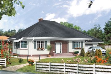  Projekt domu Grot 2 (BSA1172) - projekt domu parterowego - Zdjęcie 1