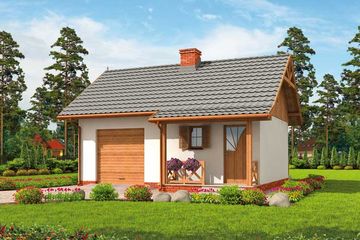  Projekt domu letniskowego Arizona dom letniskowy (SLN1532) - projekt domu parterowego - Zdjęcie 1