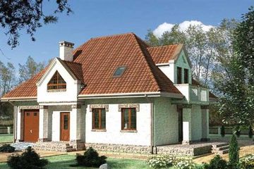  Projekt domu Pankracy-2 - szkielet drewniany lekki (KRD1873) - projekt domu parterowego z poddaszem - Zdjęcie 1