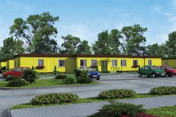  Projekt domu opieki BSC2 budynek socjalny (SLN1399) - projekt domu parterowego - Zdjęcie 1