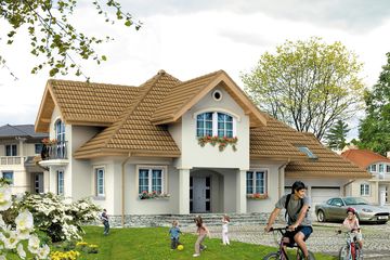  Projekt domu Bachus (BSA1190) - projekt domu parterowego z poddaszem - Zdjęcie 1