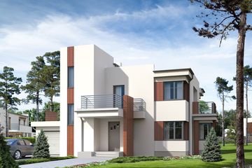  Projekt domu Luna (BSA1303) - projekt domu z pełnym piętrem - Zdjęcie 1