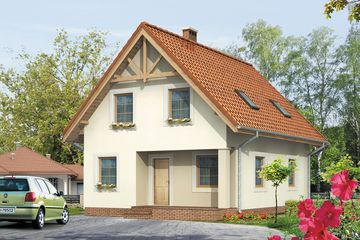  Projekt domu Oliwka (BSA1307) - projekt domu parterowego z poddaszem - Zdjęcie 1