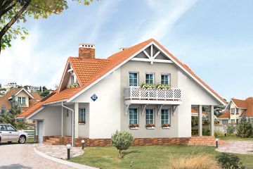  Projekt domu Uwertura (BSA1043) - projekt domu parterowego z poddaszem - Zdjęcie 1