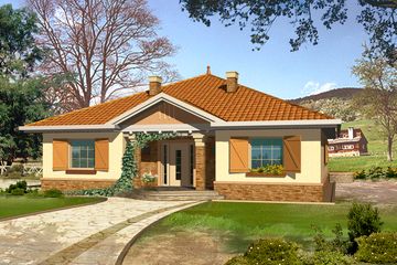  Projekt domu Solaris III (WRH1052) - projekt domu parterowego - Zdjęcie 1