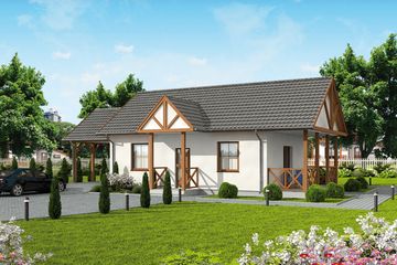  Projekt domu Montevideo (SLN1749) - projekt domu parterowego - Zdjęcie 1