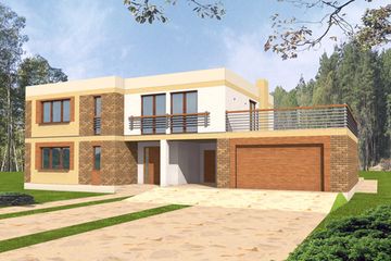  Projekt domu Grand (WRY1024) - projekt domu z pełnym piętrem - Zdjęcie 1