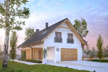  Projekt domu Amarylis (BSA1655) - projekt domu parterowego z poddaszem - Zdjęcie 2