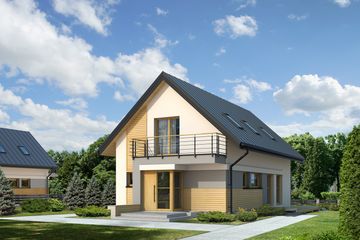  Projekt domu Amelia (BSA1575) - projekt domu parterowego z poddaszem - Zdjęcie 1