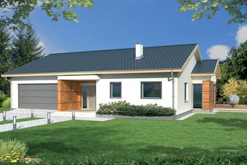  Projekt domu AGATKA (WRD1610) - projekt domu parterowego - Zdjęcie 1