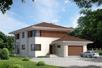  Projekt domu Aplauz 2 (BSA1589) - projekt domu z pełnym piętrem - Zdjęcie 1