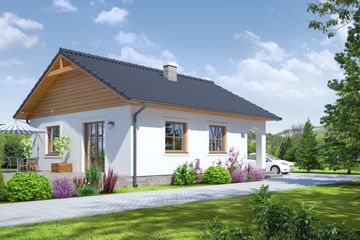  Projekt domu Orzeszkowo (KRP1264) - projekt domu parterowego - Zdjęcie 1