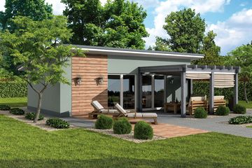  Projekt domu letniskowego Managua dom letniskowy (SLN1769) - projekt domu letniskowego parterowego - Zdjęcie 1