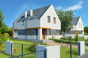  Projekt domu Ulm DCP235 (WOB1100) - projekt domu parterowego z poddaszem - Zdjęcie 1