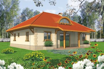  Projekt domu Mery (WRC2407) - projekt domu parterowego - Zdjęcie 1