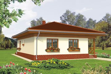  Projekt domu Lima (WRC2410) - projekt domu parterowego - Zdjęcie 1