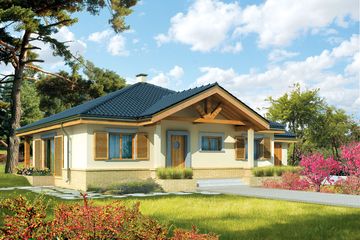  Projekt domu Harold II G1 (WRC1828) - projekt domu parterowego - Zdjęcie 1