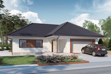  Projekt domu Sokrates 2 (WRW1096) - projekt domu parterowego - Zdjęcie 1