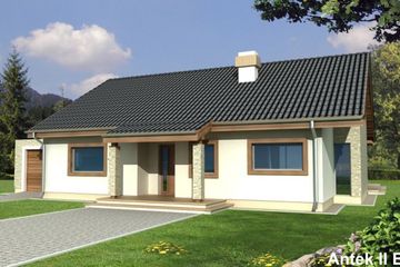  Projekt domu Antek 2c (WRD1516) - projekt domu parterowego - Zdjęcie 1