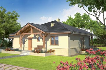  Projekt domu Apollo G1 (WRC1856) - projekt domu parterowego - Zdjęcie 1