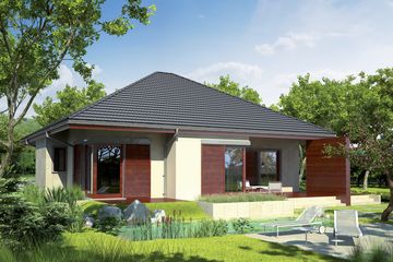  Projekt domu Dylan G1 (WRC1858) - projekt domu parterowego - Zdjęcie 1