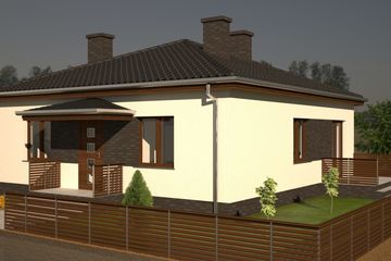  Projekt domu Quadro Mini (OLB1001) - projekt domu parterowego - Zdjęcie 1