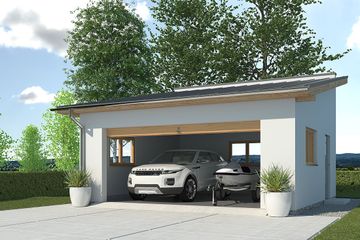  Projekt budynku gospodarczego APG 2B budynek gospodarczy (WRD1526) - projekt budynku parterowego - Zdjęcie 1