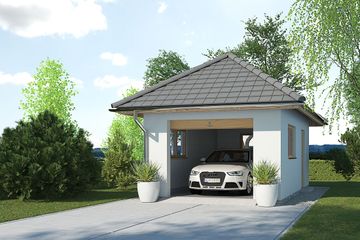  Projekt budynku gospodarczego APG 3A budynek gospodarczy (WRD1532) - projekt budynku parterowego - Zdjęcie 1