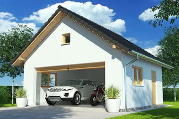  Projekt garażu APG 4A garaż (WRD1536) - projekt garażu parterowego - Zdjęcie 1