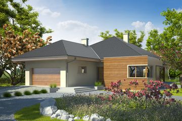  Projekt domu Margaret G2 (WRC1862) - projekt domu parterowego - Zdjęcie 1