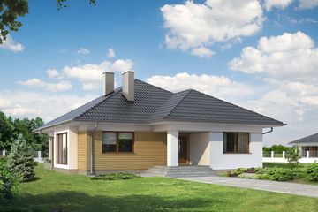  Projekt domu Perła (BSA1692) - projekt domu parterowego - Zdjęcie 1