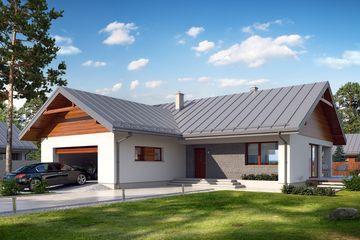  Projekt domu Endo 2 (BSE1039) - projekt domu parterowego - Zdjęcie 1