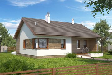  Projekt domu Hobart LMB85 (WRB1498) - projekt domu parterowego - Zdjęcie 7