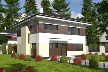  Projekt domu Tamara bez garażu [B] (WRF1539) - projekt domu z pełnym piętrem - Zdjęcie 1