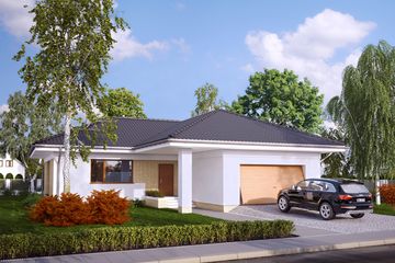  Projekt domu Kaszmir (BSA1865) - projekt domu parterowego - Zdjęcie 1