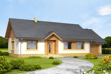  Projekt domu Sezam 2 G1 (WOF1049) - projekt domu parterowego - Zdjęcie 1