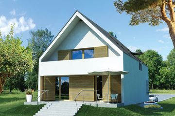  Projekt domu Lumina II G2 (WRC1779) - projekt domu parterowego z poddaszem - Zdjęcie 1